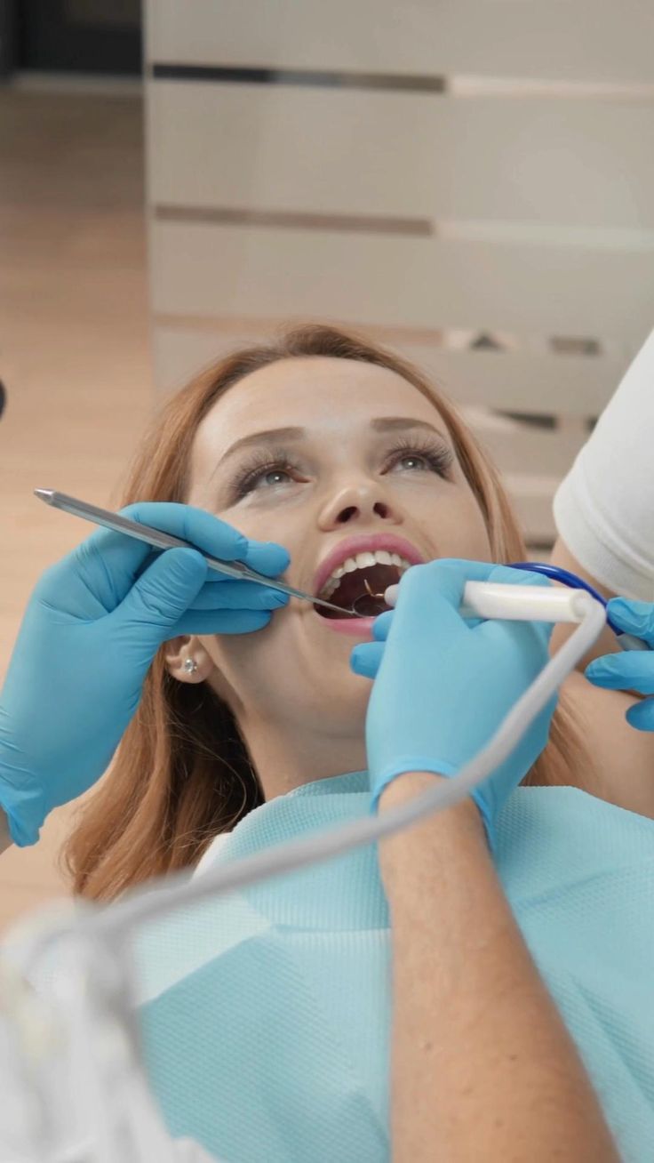 Professional preventive dental cleaning