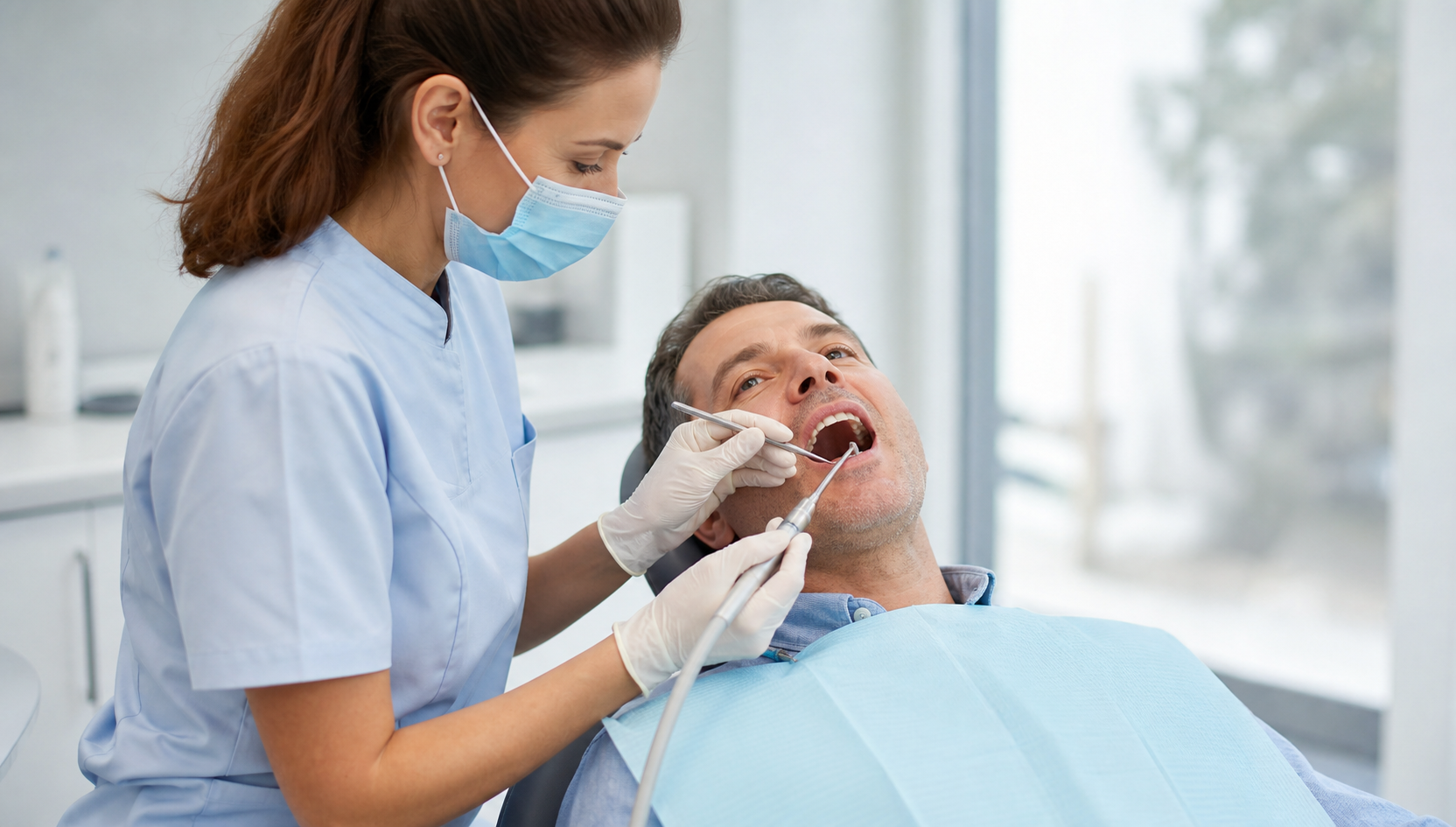Professional deep dental cleaning