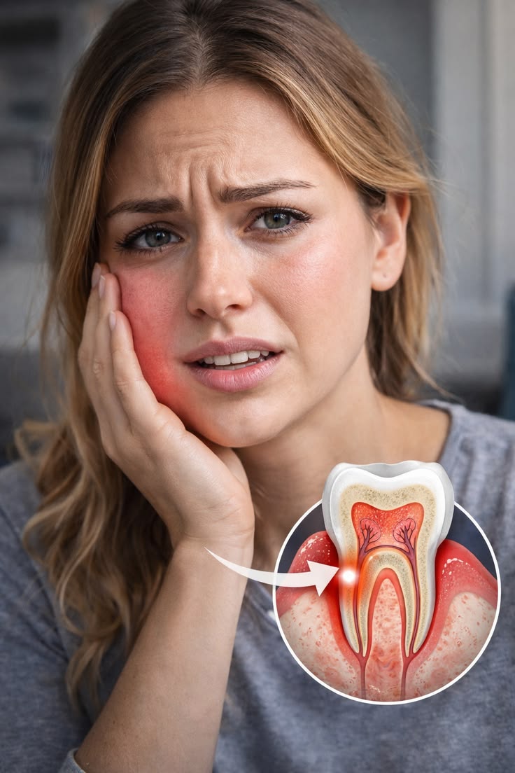 Patient smiling after receiving dental care